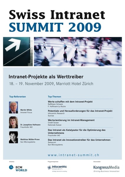 Swiss Intranet Summit - Program (pdf)