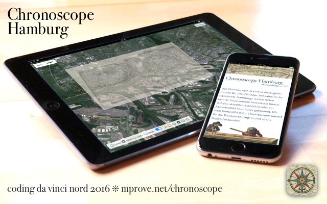 Chronoscope Hamburg als WebApp auf iPhone und iPad